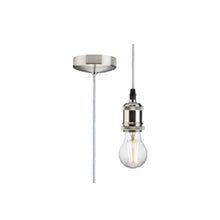 Load image into Gallery viewer, 1.8m E27 Vintage Pendant Set - Brushed Chrome, LHMLA8271LBC, ceiling light pendant,