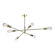 Load image into Gallery viewer, Alana 6 Light Pendant Polished Gold, LHDARALA0635, ceiling light,