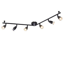 Load image into Gallery viewer, Amalfi 6 Light Black Bar Spotlight Angled, LHEND101332, ceiling light,