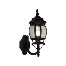 Load image into Gallery viewer, Bel Aire Black Metal & Clear Glass Outdoor Wall Light, LHSL7144-1, outdoor wall light,