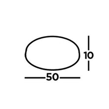 Load image into Gallery viewer, Bordeaux LED Flush CCT Acrylic 36W Dimensions, LHSL0546-50