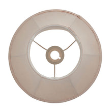 Load image into Gallery viewer, Carrie 12 Inch Cream Round Bell Shade top view, LHENDCARRIE12, lamp shade,
