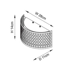 Load image into Gallery viewer, Cordero 2LT Wall Light - Satin Nickel