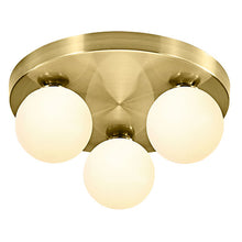 Load image into Gallery viewer, Mini Globes 3 Light Antique Brass Surface Fitting, LHCLSF322/3RAB, ceiling light,