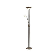 Load image into Gallery viewer, Mother & Child Floor Lamp, Antique Brass Metal & Glass, LHSL5430AB, LED Integrated Floor Lamp,