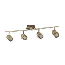 Load image into Gallery viewer, Samson 4 Light Antique Brass Metal Split Bar Spotlight, LHSL6604AB, ceiling light,