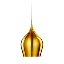 Load image into Gallery viewer, Vibrant Pendant - Metallic Gold Metal 26cm on a white background, LHSL6461-26GO, pendant ceiling light,
