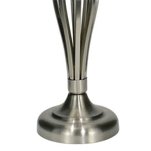 Load image into Gallery viewer, Bybliss Table Lamp Satin Chrome With Cream Shade