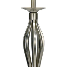 Load image into Gallery viewer, Bybliss Table Lamp Satin Chrome With Cream Shade