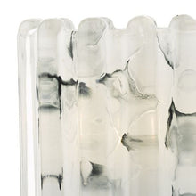 Load image into Gallery viewer, Elf Touch Table Lamp Polished Chrome With Ribbed Glass Top