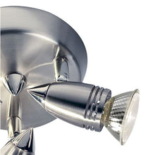 Load image into Gallery viewer, Gemini 3 Light Compact Plate Satin Chrome Zoomed