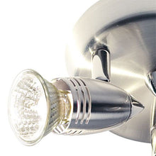 Load image into Gallery viewer, Gemini 3 Light Compact Plate Satin Chrome Gemini 3 Light Compact Plate Satin Chrome Light