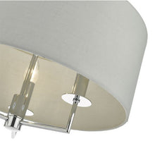 Load image into Gallery viewer, Jamelia 3 Light Pendant Polished Chrome & Grey Angled