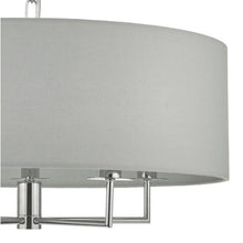 Load image into Gallery viewer, Jamelia 5 Light Pendant Polished Chrome & Grey Shade