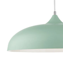 Load image into Gallery viewer, Kaelan 1 Light Pendant Matt Pale Green Zoomed