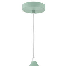 Load image into Gallery viewer, Kaelan 1 Light Pendant Matt Pale Green Base
