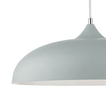 Load image into Gallery viewer, Kaelan 1 Light Pendant Soft Matt Grey Zoomed