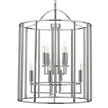 Load image into Gallery viewer, Myka 8 Light Lantern Polished Chrome Zoomed