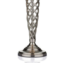 Load image into Gallery viewer, Siam Table Lamp complete with Shade Satin Chrome Base