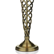 Load image into Gallery viewer, Siam Table Lamp complete with Shade Antique Brass Base