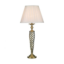 Load image into Gallery viewer, Siam Table Lamp complete with Shade Antique Brass