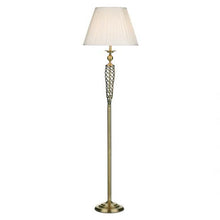 Load image into Gallery viewer, Siam Antique Brass Floor Lamp w/ Shade, LHDARSIA4975, floor lamp,