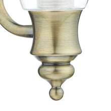Load image into Gallery viewer, Vestry 1 Light Wall Bracket Antique Brass Bottom