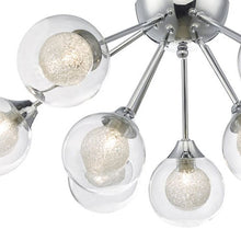 Load image into Gallery viewer, Zeke 9 Light Semi Flush Polished Chrome Zoomed