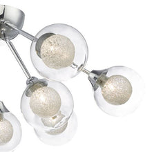Load image into Gallery viewer, Zeke 9 Light Semi Flush Polished Chrome RIght Side