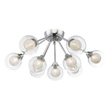 Load image into Gallery viewer, Zeke 9 Light Semi Flush Polished Chrome