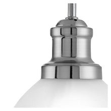 Load image into Gallery viewer, This wall light has a oval shaped satin silver wall bracket and brings a distinctive and elegant style to any setting.
