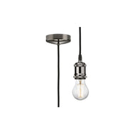 1.8m E27 Vintage Pendant Set - Black Nickel, LHMLA8271LBN, ceiling light pendant, 