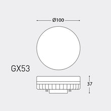 Load image into Gallery viewer, Fumagalli 10W LED GX53 3K Lamp Dimensions
