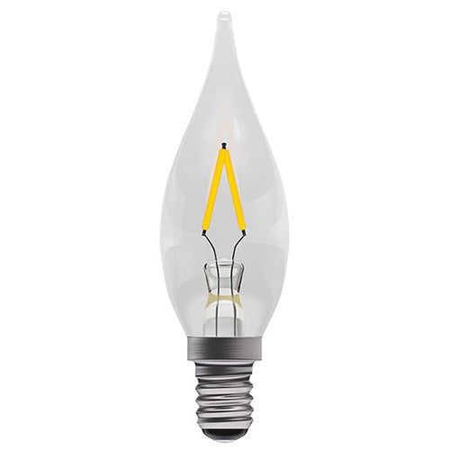 1W LED Filament Chandelier - Clear, SES, 2700K, BEL05028