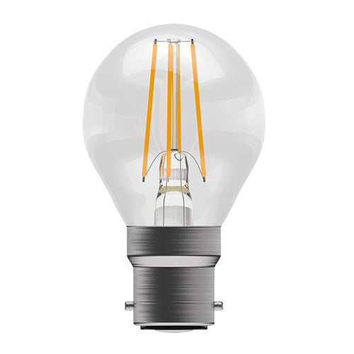 3.3W LED Filament Clear Round - BC, 2700K, BEL60731