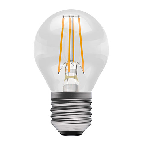 3.3W LED Filament Clear Round - ES, 2700K, BEL60732