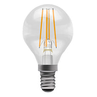 3.3W LED Filament Clear Round - SES, 2700K, BEL60733, light bulb,