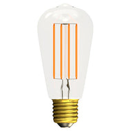 3.3W LED Filament Squirrel Cage, Clear, Dimmable, ES, 2700K, Light bulb, 