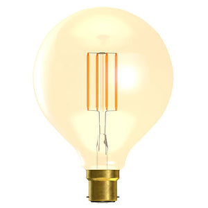 3.3W LED Vintage 125mm Globe - BC, Amber, 2000K