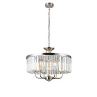 Flush/Hanging Satin Nickel 3 Light Fitting, LHDL328/3SN, ceiling light,
