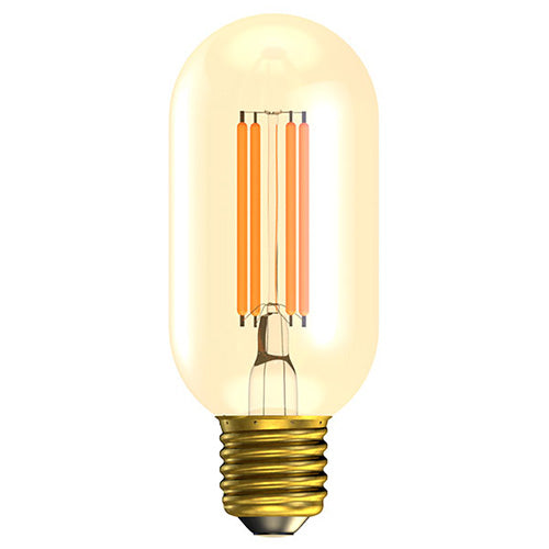 3.3W LED Vintage Tubular Dimmable - ES, Amber, 2000K - L110mm