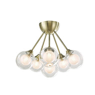 Acqua Globe G9 6 Light Antique Brass Ceiling Light, LHCLSF16053/6AB, ceiling light,