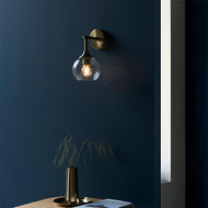 Allegra Antique Brass Wall Light, LHEND103173, wall light,