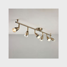 Load image into Gallery viewer, Amalfi 6LT Bar Spot Antique Brass In Use
