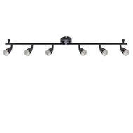 Amalfi 6 Light Black Bar Spotlight, LHEND101332, ceiling light,