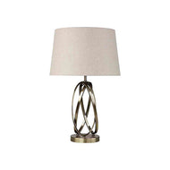 Antique Brass + Cream Shade Table Lamp, LHCLTL1506/14ANT, table lamp, 