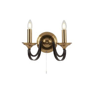Belfry 2 Light Dark Bronze/Black Wall Light, LHSL1842-2BZ, wall light,