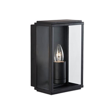 Load image into Gallery viewer, Box Outdoor Wall Light Black
