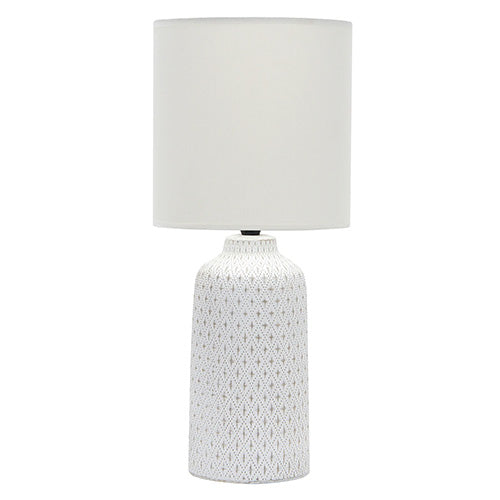Bedside Table Lamp White L