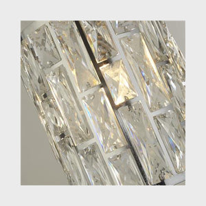 Bijou 1 Light Crystal Chrome Close Up